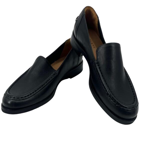 EVERLANE The Modern Loafer in Black Napa Leather Flat Slip On Size 6 NEW - Picture 8 of 9